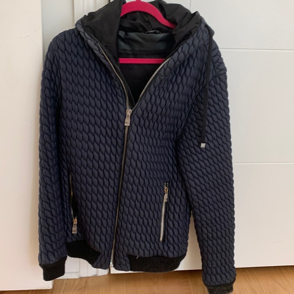 RNT 23 Navy blue puffer coat